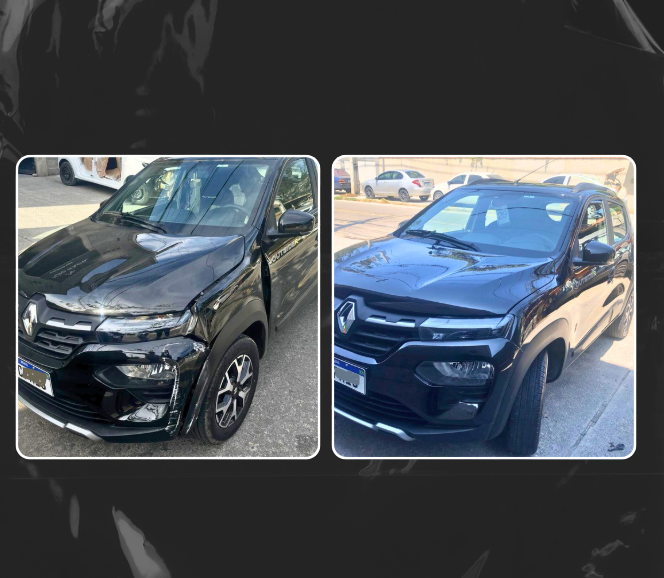 Martelinho de ouro - Antes e depois